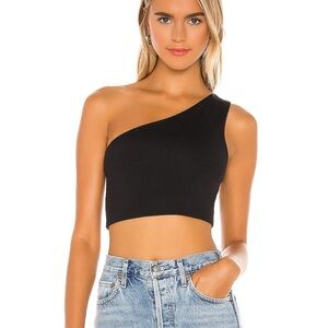 Susana Monaco One Shoulder Crop Top NWT